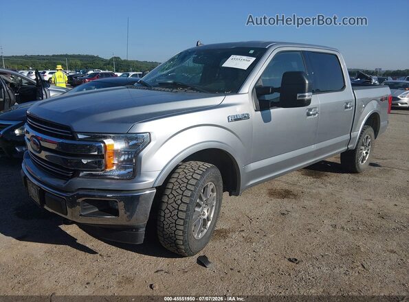 1FTEW1E59LKD96260 2020 FORD F150 Серебряный Передняя левая четверть