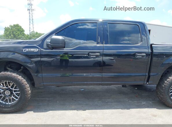 1FTEW1E59LKE41360 2020 FORD F150 Black Vista interior de 360 grados