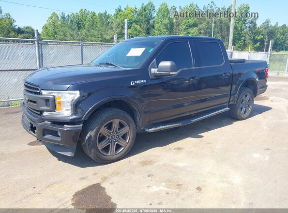 1FTEW1E59LKF51518 2020 FORD F150 Black Առջևի ձախ երեք քառորդ տեսարան
