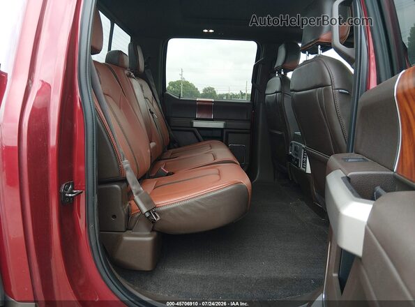 1FTEW1E5XJFB85672 2018 FORD F150 Красный Вид наклейки с VIN-кодом