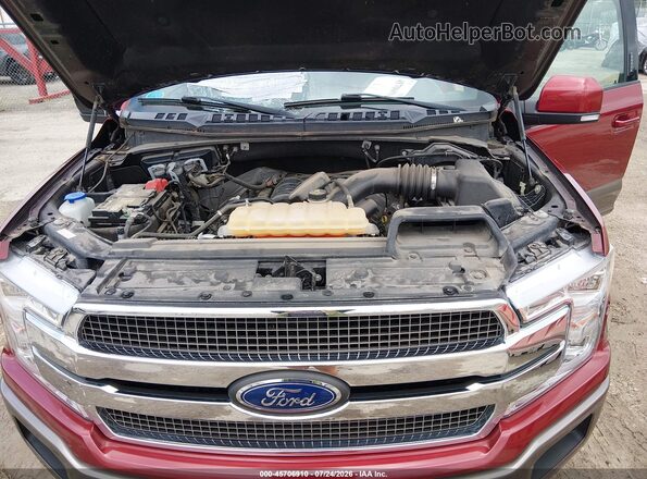 1FTEW1E5XJFB85672 2018 FORD F150 Красный Вид сзади