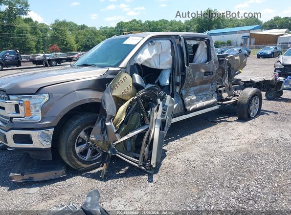 1FTEW1E5XJKC70468 2018 FORD F150 Коричневый Передняя левая четверть