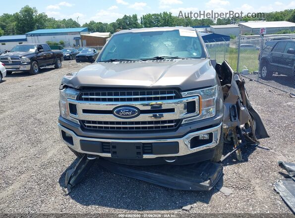 1FTEW1E5XJKC70468 2018 FORD F150 Коричневый Вид щитка приборов