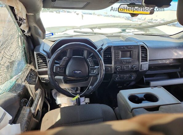 1FTEW1E5XJKD70943 2018 FORD F150 White Սարքավորումների վահանակի տեսք