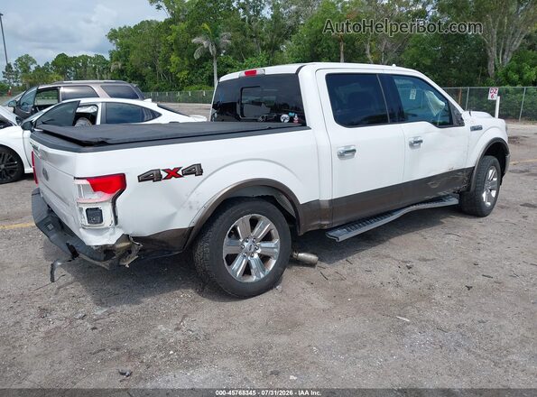 1FTEW1E5XJKE68533 2018 FORD F150 White Tył prawy