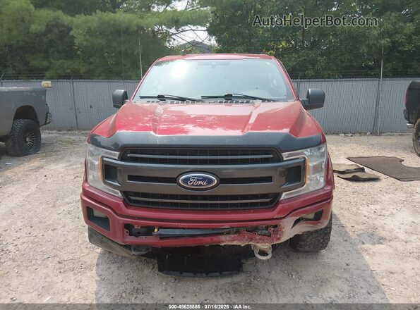 1FTEW1E5XKFD35846 2019 FORD F150 Бордовый Вид щитка приборов