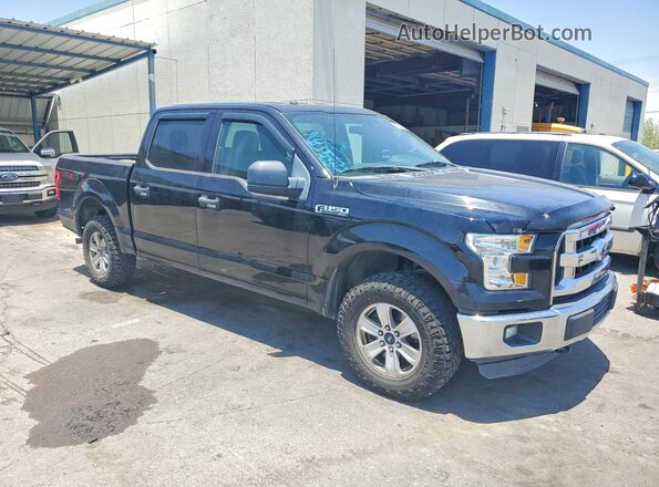 1FTEW1E80GFC59295 2016 FORD F150 Black Przód prawy