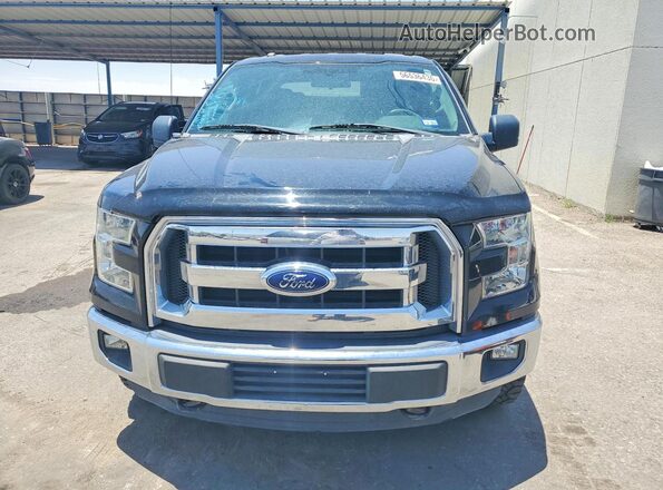 1FTEW1E80GFC59295 2016 FORD F150 Black Widok z przodu