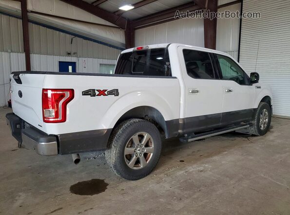 1FTEW1E80GKF77814 2016 FORD F150 White Trasero derecho