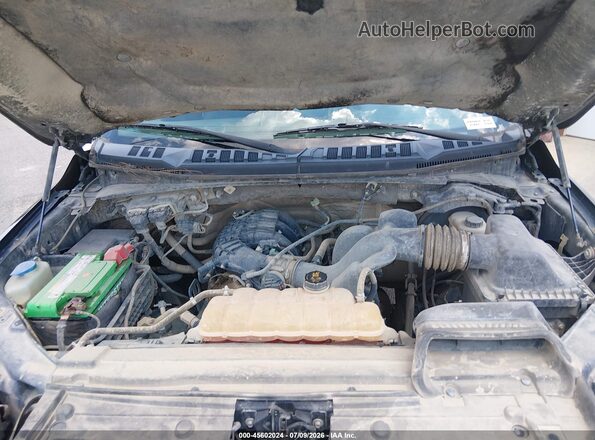 1FTEW1E80HKE26182 2017 FORD F150 Черный Вид сзади