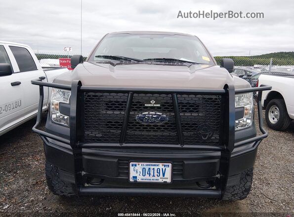1FTEW1E82HKE26331 2017 FORD F150 Коричневый Вид спереди