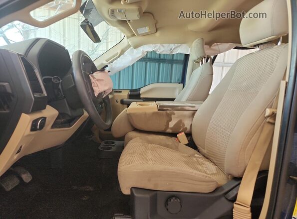 1FTEW1E83HKD82159 2017 FORD F150 Синий Панорамный вид салона 360°