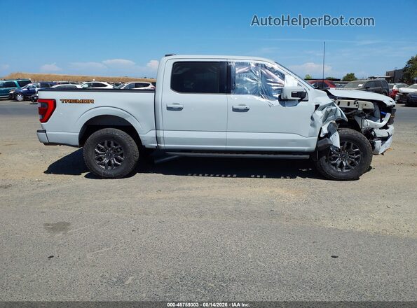 1FTEW1E83PFB34078 2023 FORD F150 Gray Vista interior trasera