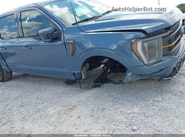 1FTEW1E84PFD30580 2023 FORD F150 Blue Вид спереду