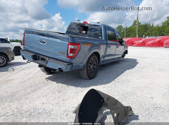 1FTEW1E84PFD30580 2023 FORD F150 Blue Задня права чверть