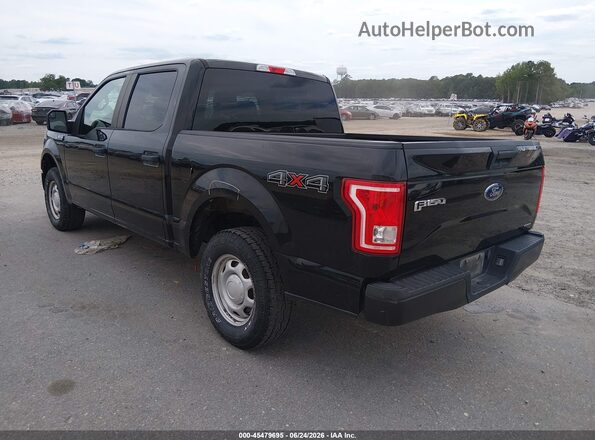1FTEW1E85GKE66322 2016 FORD F150 Черный Задняя левая четверть