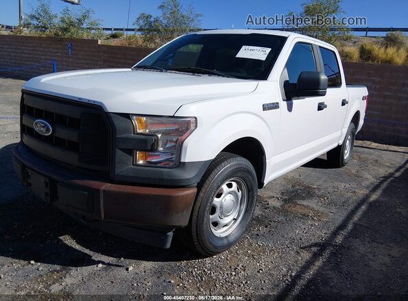 1FTEW1E85HKD49700 2017 FORD F150 White წინა მარცხენა ხედი სამი მეოთხედიდან