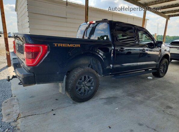 1FTEW1E85NFB07090 2022 FORD F150 Black Tył prawy