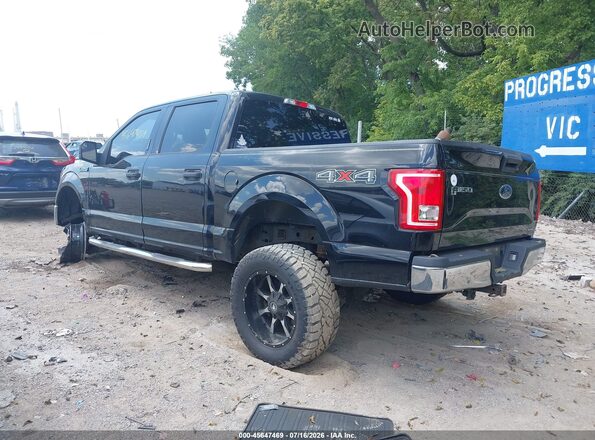1FTEW1E86GFB55880 2016 FORD F150 Black უკანა მარცხენა