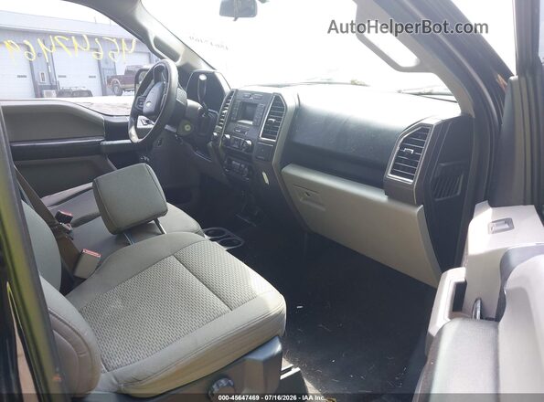 1FTEW1E86GFB55880 2016 FORD F150 Black წინა სალონის ხედი
