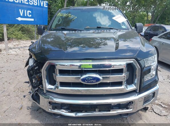 1FTEW1E86GFB55880 2016 FORD F150 Black უკანა სალონის ხედი