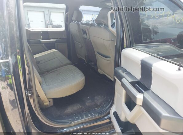 1FTEW1E86GFB55880 2016 FORD F150 Black VIN კოდის სტიკერის ხედი