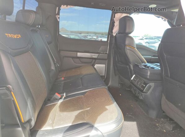 1FTEW1E86NFB89847 2022 FORD F150 White Rear seats view