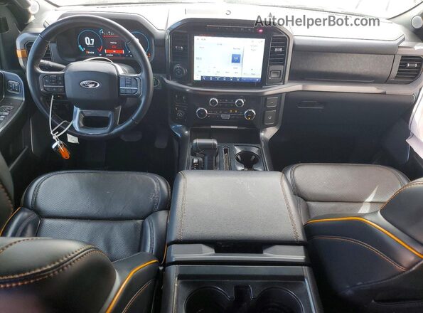 1FTEW1E86NFB89847 2022 FORD F150 White Dashboard view