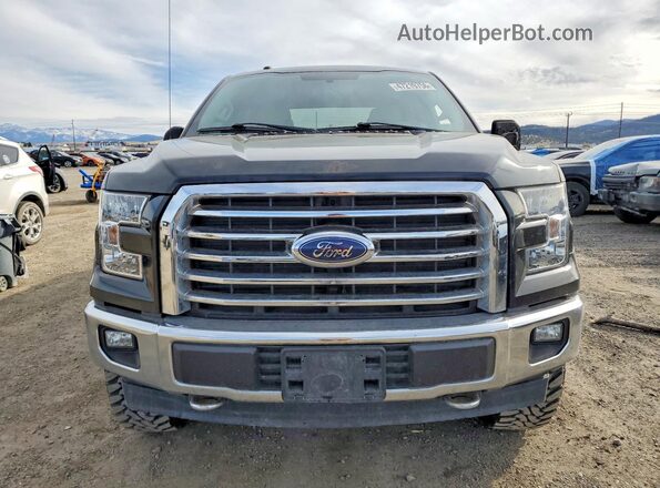 1FTEW1E88HFC85547 2017 FORD F150 Black Դիմացի տեսք