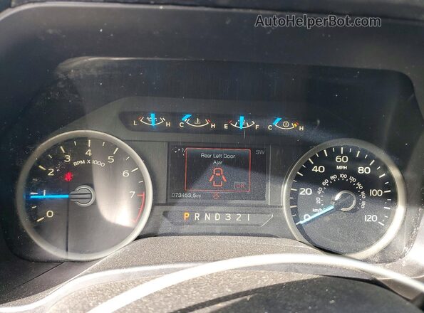 1FTEW1E88HFC85547 2017 FORD F150 Black Սարքավորումների վահանակի տեսք