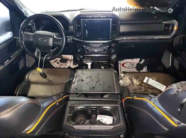 1FTEW1E88NFB30976 2022 FORD F150 Silver Dashboard view
