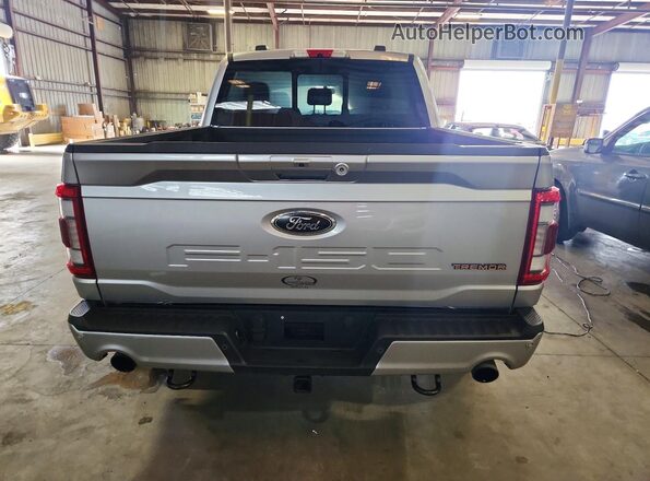 1FTEW1E88NFB30976 2022 FORD F150 Silver Rear view