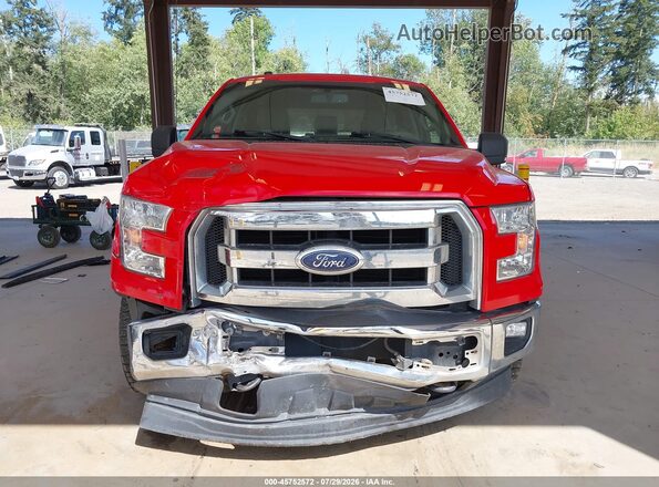 1FTEW1E89HKD98544 2017 FORD F150 Red Вид задньої частини салону