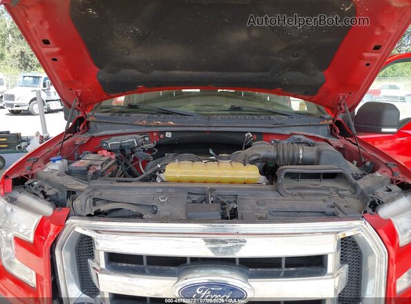 1FTEW1E89HKD98544 2017 FORD F150 Red Вид ззаду