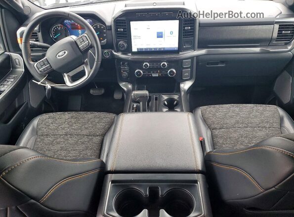 1FTEW1E89PFB98030 2023 FORD F150 Gray წინა პანელის ხედი