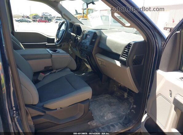1FTEW1EB0JFD04948 2018 FORD F150 Dark Blue Front interior view