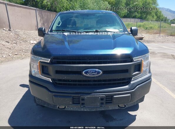 1FTEW1EB0JFD04948 2018 FORD F150 Dark Blue Instrument cluster view
