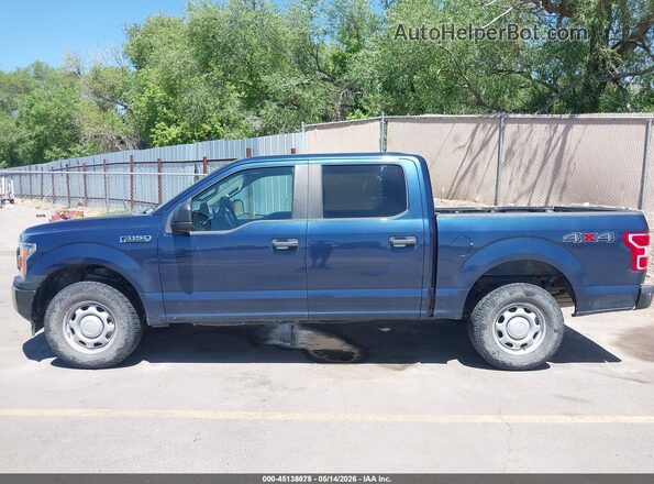 1FTEW1EB0JFD04948 2018 FORD F150 Dark Blue 360 interior view