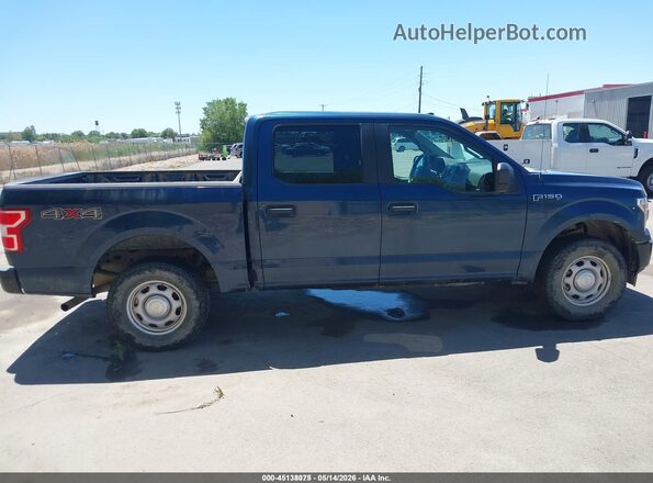 1FTEW1EB0JFD04948 2018 FORD F150 Dark Blue Rear interior view