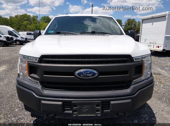 1FTEW1EB0JFD04982 2018 FORD F150 White Instrument cluster view