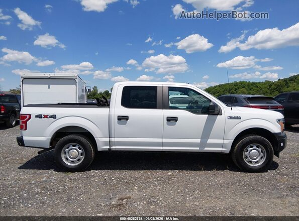 1FTEW1EB0JFD04982 2018 FORD F150 White Rear interior view