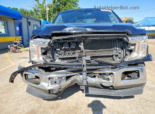 1FTEW1EB0JKF68792 2018 FORD F150 Black წინა ხედი