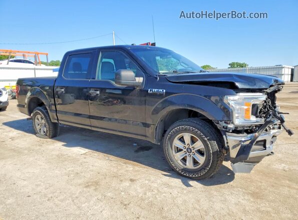 1FTEW1EB0JKF68792 2018 FORD F150 Black წინა მარჯვენა