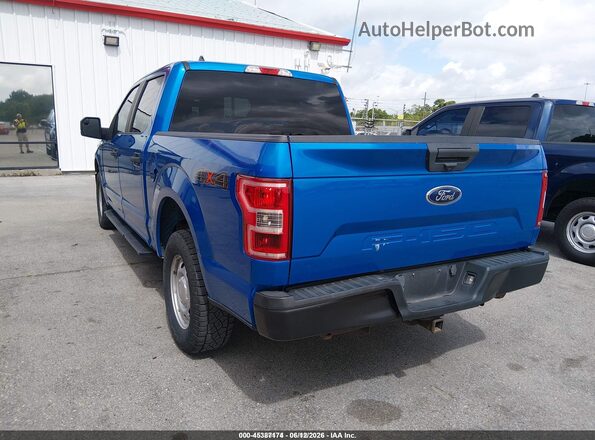 1FTEW1EB0LKD26443 2020 FORD F150 Синий Задняя левая четверть