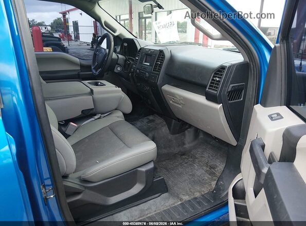 1FTEW1EB0LKD26443 2020 FORD F150 Синий Вид салона спереди