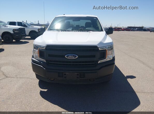 1FTEW1EB1JKE38309 2018 FORD F150 Белый Вид щитка приборов