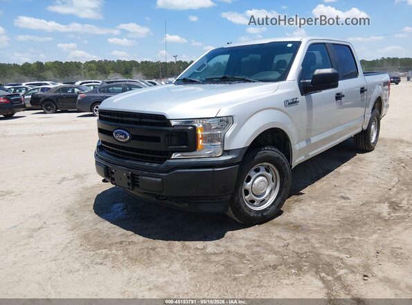 1FTEW1EB1JKF08486 2018 FORD F150 Серебряный Передняя левая четверть