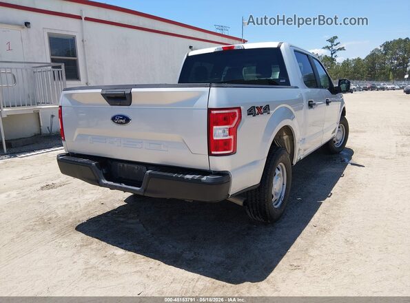 1FTEW1EB1JKF08486 2018 FORD F150 Серебряный Задняя правая четверть