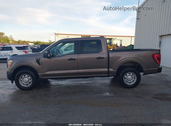 1FTEW1EB1MKE70861 2021 FORD F150 Коричневый 