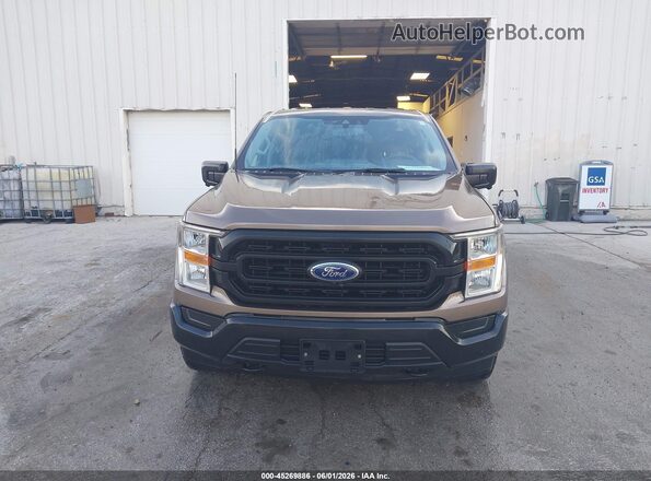 1FTEW1EB1MKE70861 2021 FORD F150 Коричневый 